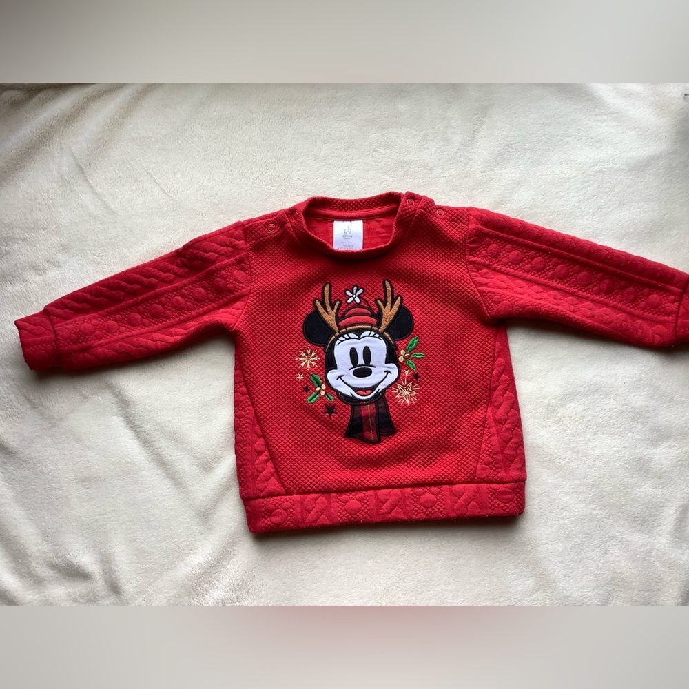 Disney Store Baby Christmas Sweater 18 to 24 Month 18M to 24M